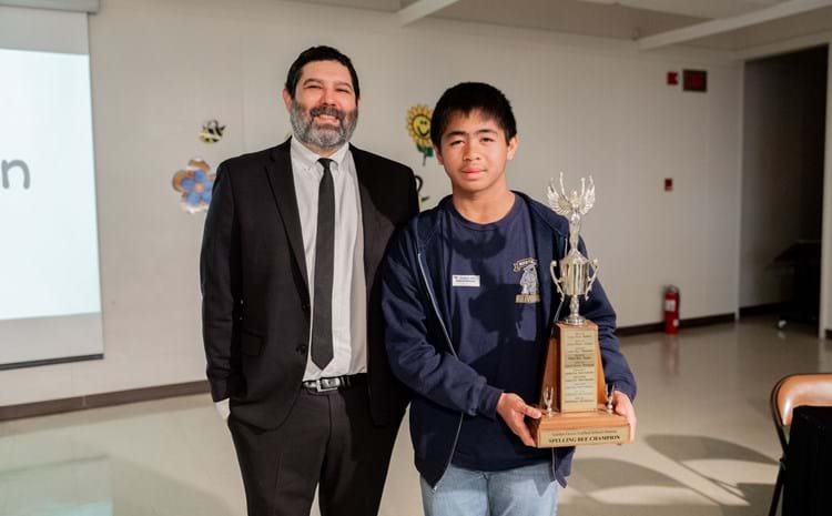 Northcutt Student Named Spelling Bee Champion for 2nd Year!