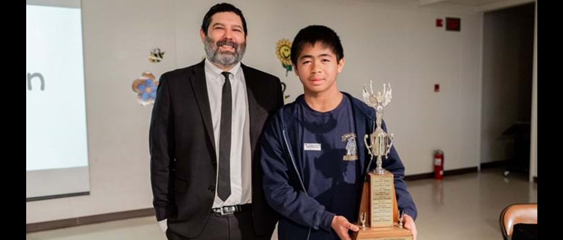 Northcutt Student Named Spelling Bee Champion for 2nd Year!