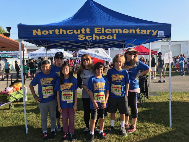 Our Blazing Bulldogs are full of team spirit as they participate in the Kids Run the OC!